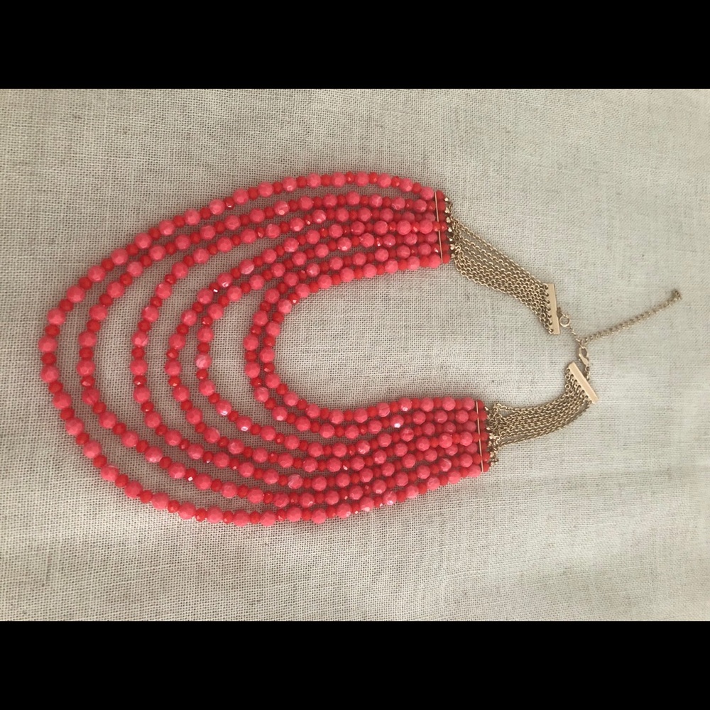 New Premier Designs Summer Chic Coral Necklace